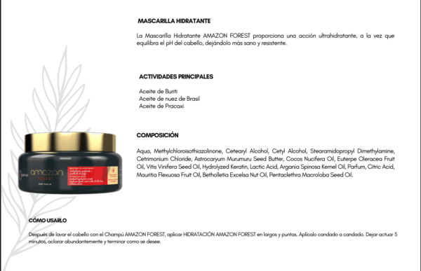MASCARILLA HIDRATANTE AMAZONFOREZ<span style="color: #000">™</span>