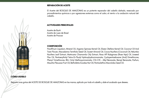 ÓLEO REPARADOR AMAZON FOREST<span style="color: #000">™</span>