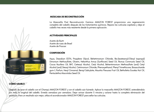 Reconstrucción del bosque amazónico Mascarilla<span style="color: #000">™</span>