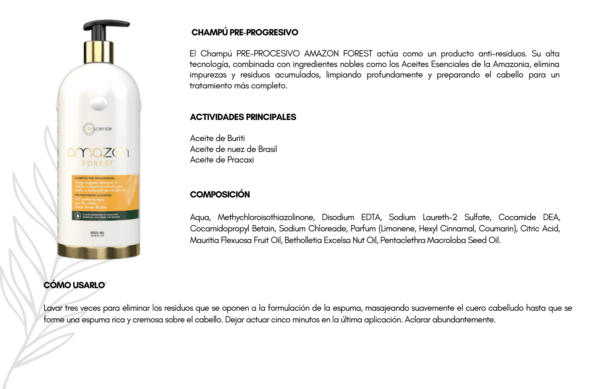 Shampoo Pré Progressiva 1L No Metal<span style="color: #000">™</span>
